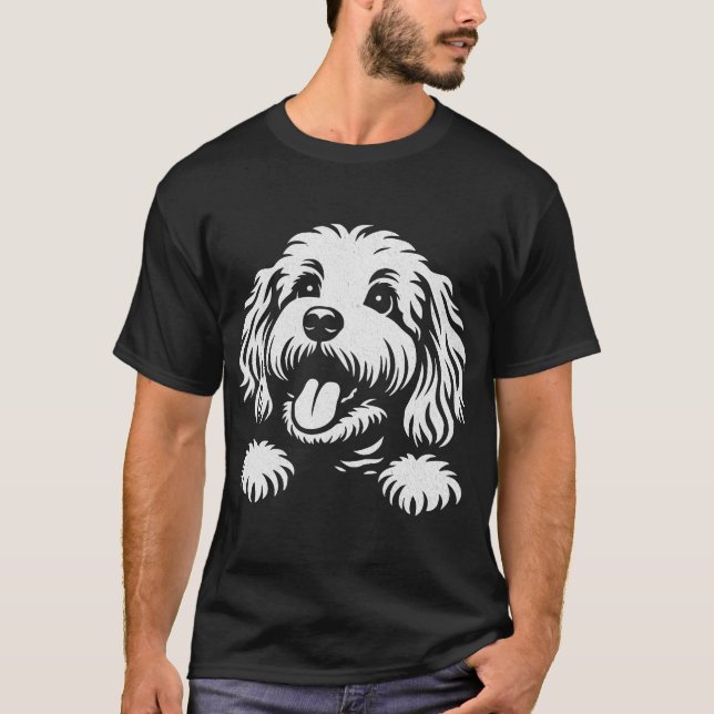 T-shirt Chien Cockapoo Mignon (Devant)