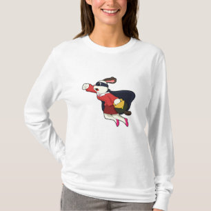 T-shirt Chien comme Secrétaire Superhero