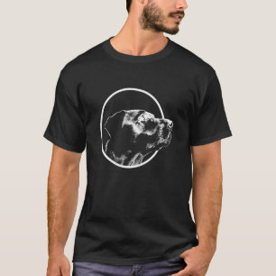 T-shirt Chien cool Noir mignon Labrador Retriever Animal