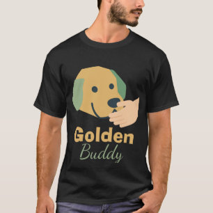 T-shirt Chien Copain Doré