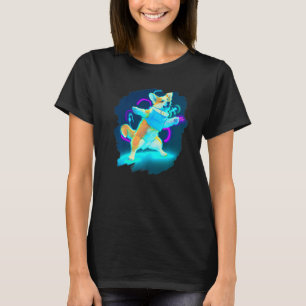T-shirt Chien Corgi Danse Rétro Breakdance Danse Danseur 