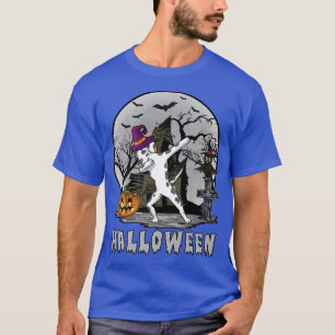 T-shirt Chien Dabbing Halloween Dalmatien Dab Casquette Co