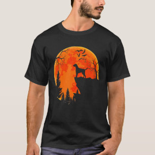 T-shirt Chien dalmate Et Lune Costume Halloween Chien
