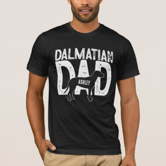 T-shirt Chien Dalmatien papa Chien Papa Chien Papa