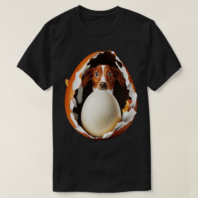 T-shirt Chien Dans L'Oeuf 125 (Design devant)