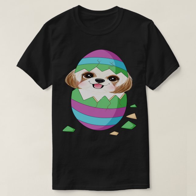T-shirt Chien Dans L'Oeuf 171 (Design devant)