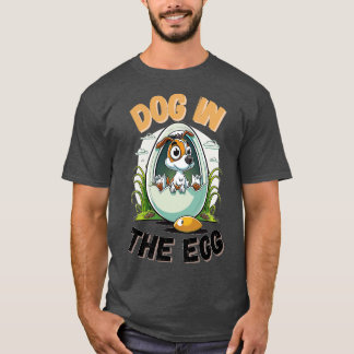 T-shirt chien dans l'oeuf 2023