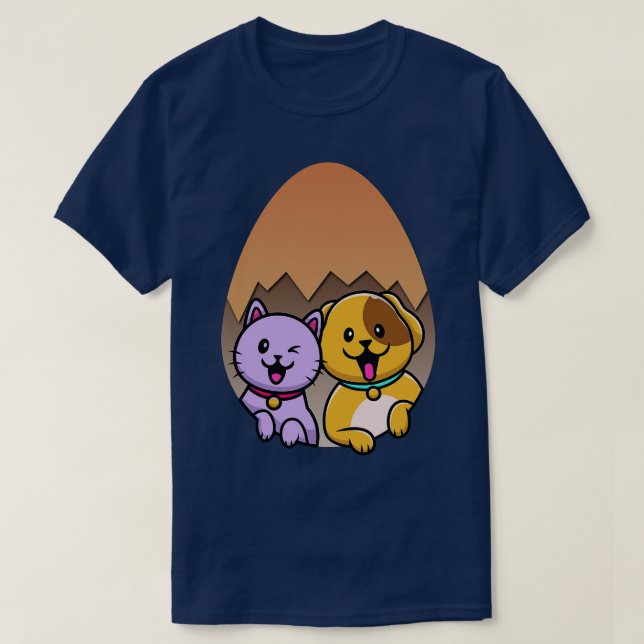 T-shirt Chien Dans L'Oeuf 260 (Design devant)