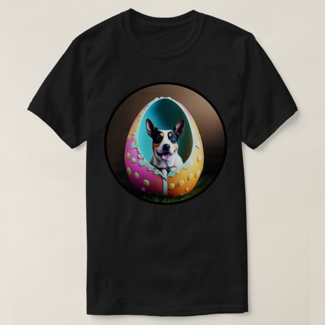 T-shirt Chien dans l'oeuf 28 (Design devant)