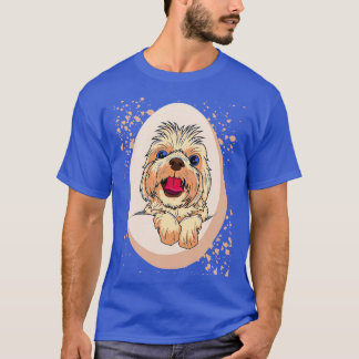 T-shirt chien dans l'oeuf 302