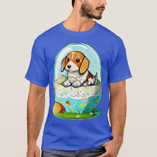 T-shirt chien dans l'oeuf 91