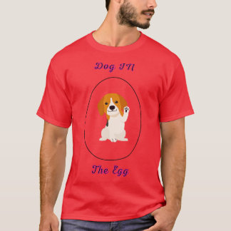 T-shirt chien dans l'oeuf 96