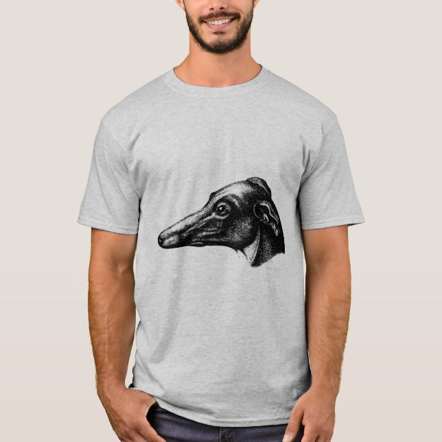 T-shirt Chien d'antiquité Greyhound (Devant)