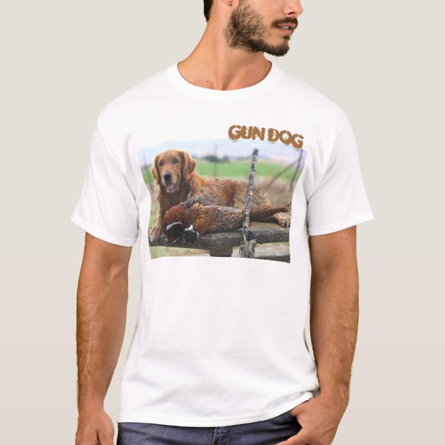 T-shirt Chien d'arme à feu (Devant)