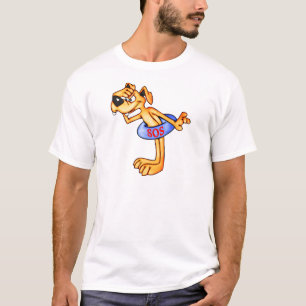 T-shirt Chien de bande dessinée de délivrance de maître