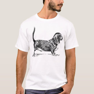 T-shirt Chien de basset