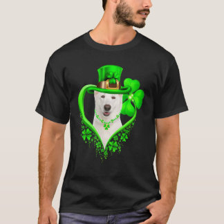 T-shirt Chien de berger allemand BLANC amateur de la Saint