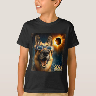 T-shirt Chien de berger allemand selfie drôle femmes homme