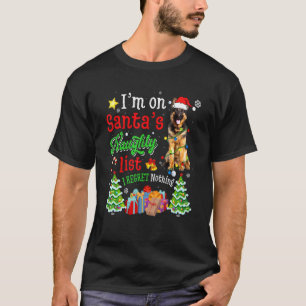 T-shirt Chien de berger allemand sur la liste des vilains