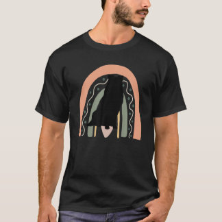 T-shirt Chien de Berger Américain Avec Arc-En-Ciel