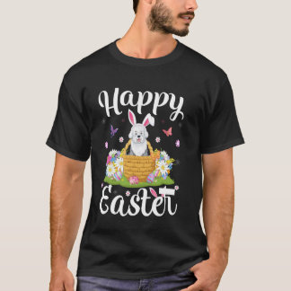 T-shirt Chien de berger Pâques Joyeuse chasse aux œufs Lap