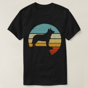T-shirt Chien de bétail australien Heeler Chien rétro Chie
