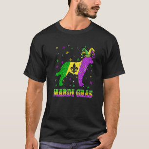 T-shirt Chien de bétail australien Mardi Gras Carnival Jes