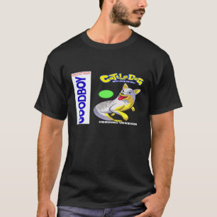 T-shirt Chien de Bétail de Poche Acd Monstre Jeu Vidéoanim