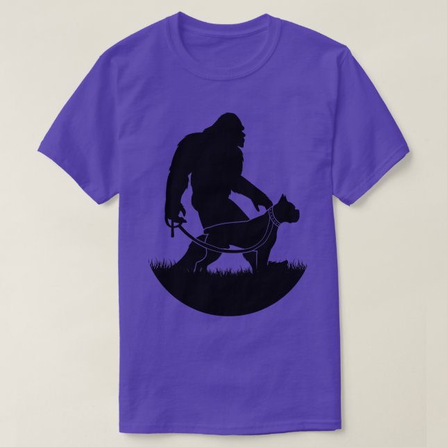 T-shirt Chien de boîte à pied (Design devant)