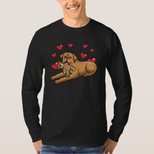 T-shirt Chien de Bordeaux avec animal farci