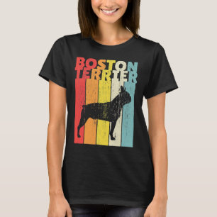 T-shirt Chien de Boston Terrier Vintage