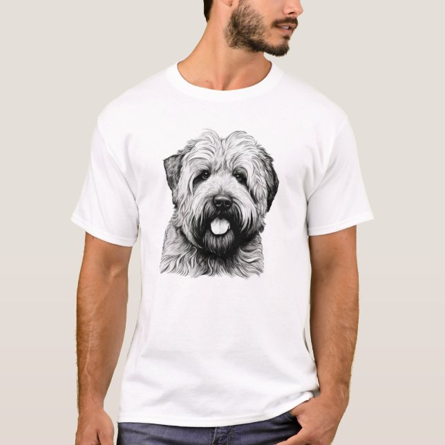 T-shirt Chien de Bouvier Des Flandres (Devant)