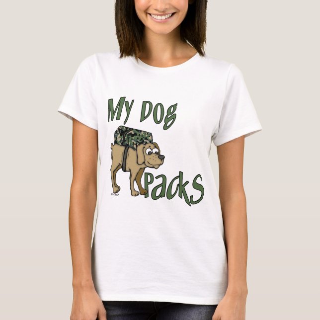 T-shirt Chien de camp (Devant)