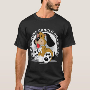 T-shirt Chien de cancer de l'os