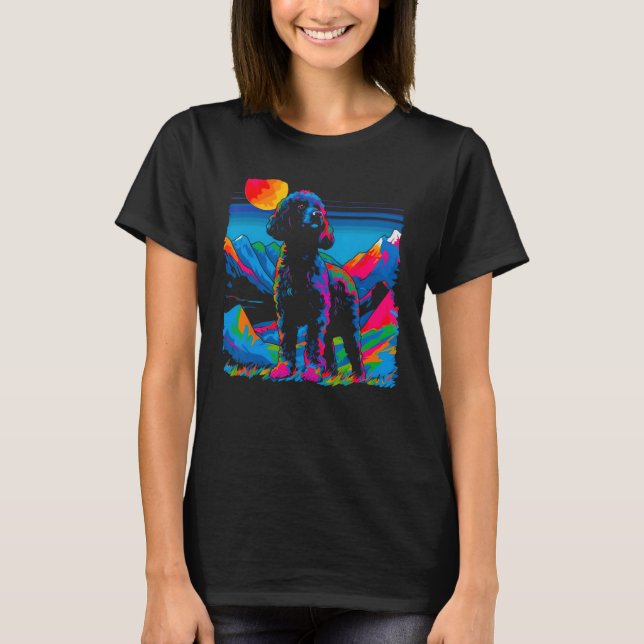 T-shirt Chien de caniche (Devant)