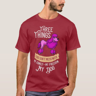 T-shirt Chien de caniche standard Chien Chien Chien Chien 