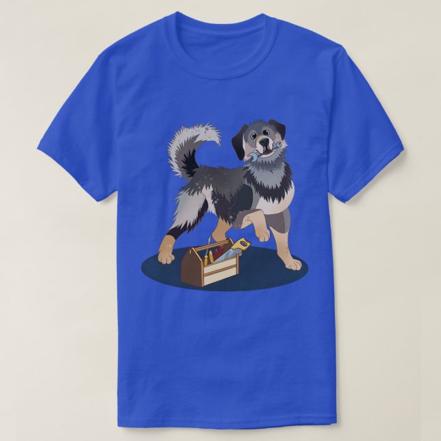 T-shirt Chien de centre (Design devant)