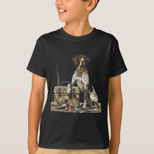 T-shirt Chien de Chasse Inter Chien d'Oiseau Chasseur de C