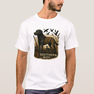 T-shirt Chien de chasse Southern Boy Camo