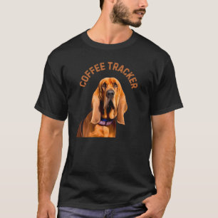 T-shirt Chien de chien de chien de repérage de café