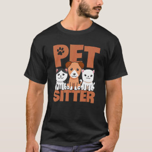 T-shirt Chien de chien de poète Graphique animal de compag