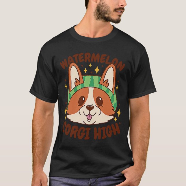 T-shirt Chien de Corgi 8 (Devant)