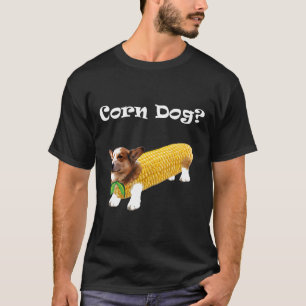 T-shirt Chien de corgi en bâtonnet de maïs
