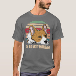 T-shirt Chien de Corgi gallois Vintage1569