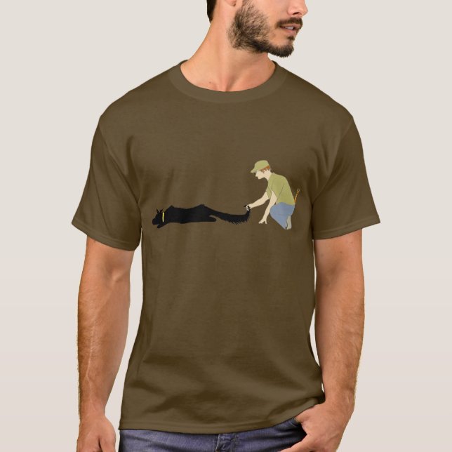 T-shirt Chien de début de Flyball (Devant)