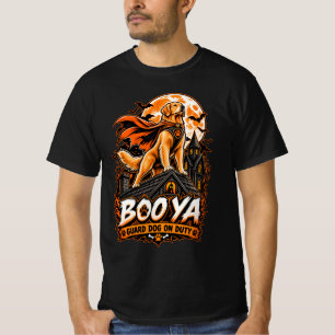 T-shirt Chien de Garde Boo Ya en Service Retriever Doré Ha