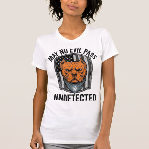 T-shirt Chien de Garde Puisse Aucun Mal Passer Design Vect