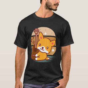 T-shirt Chien de guitare acoustique pour guitariste Artist