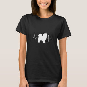 T-shirt Chien de Heartbeat Samoyed Premium