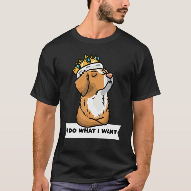 T-shirt Chien de la Nouvelle-Écosse pour l'extraction du c (Devant)